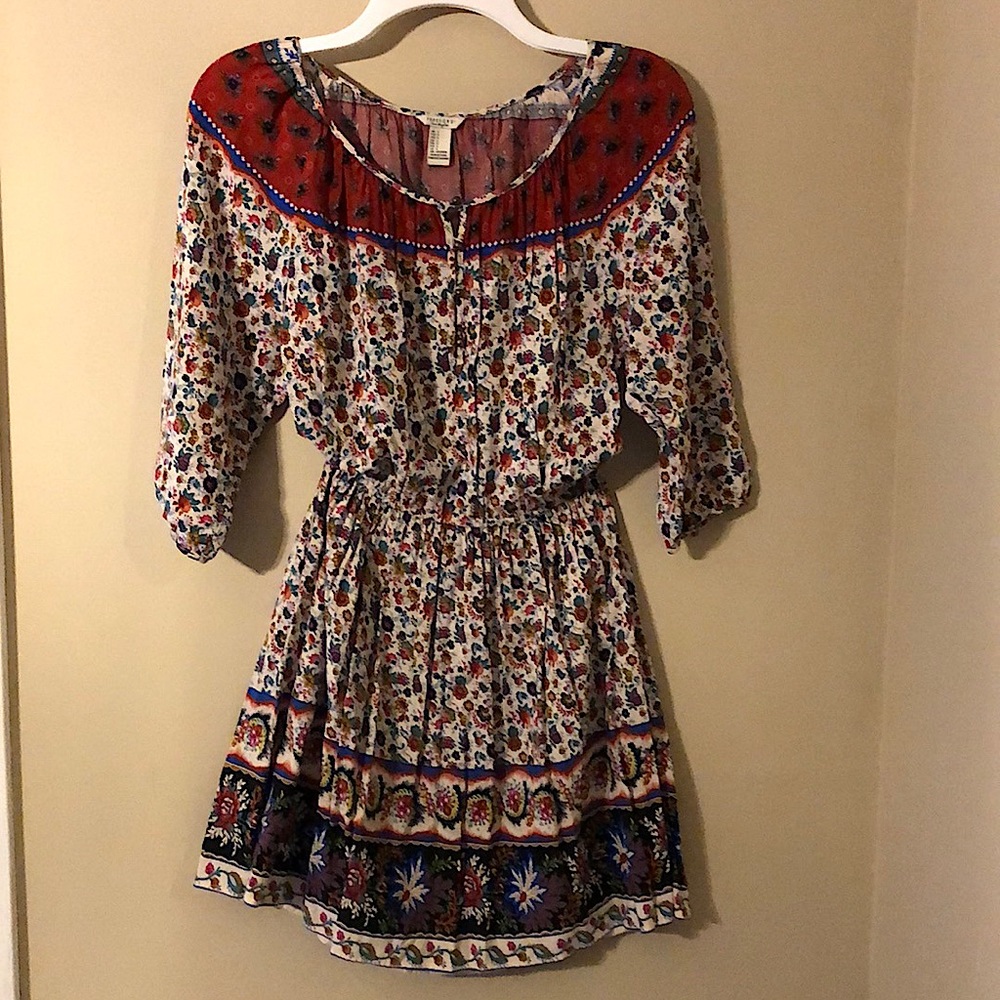 Forever 21 L.A. Floral Patterned Dress